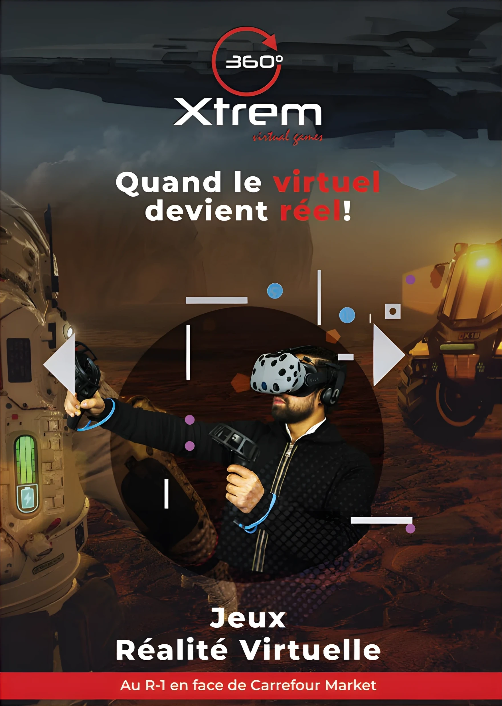 360 Reality VR centre poster.